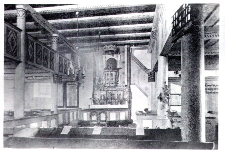 Gülzow - wnetrze kościoła