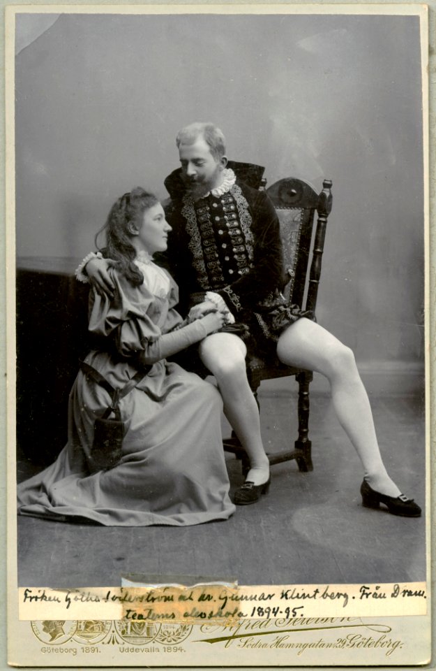 Götha Söderström & Gunnar Klintberg, rollporträtt - SMV - H4 219