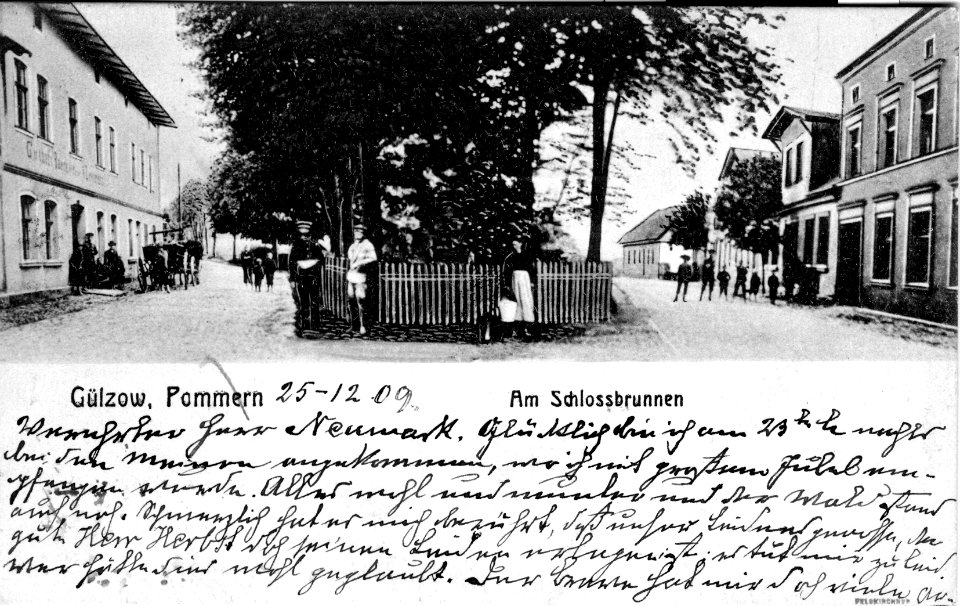 Gülzow - Am Schlossbrunnen 1909
