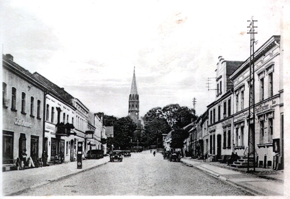 Gülzow - Hauptstrasse ok 1930
