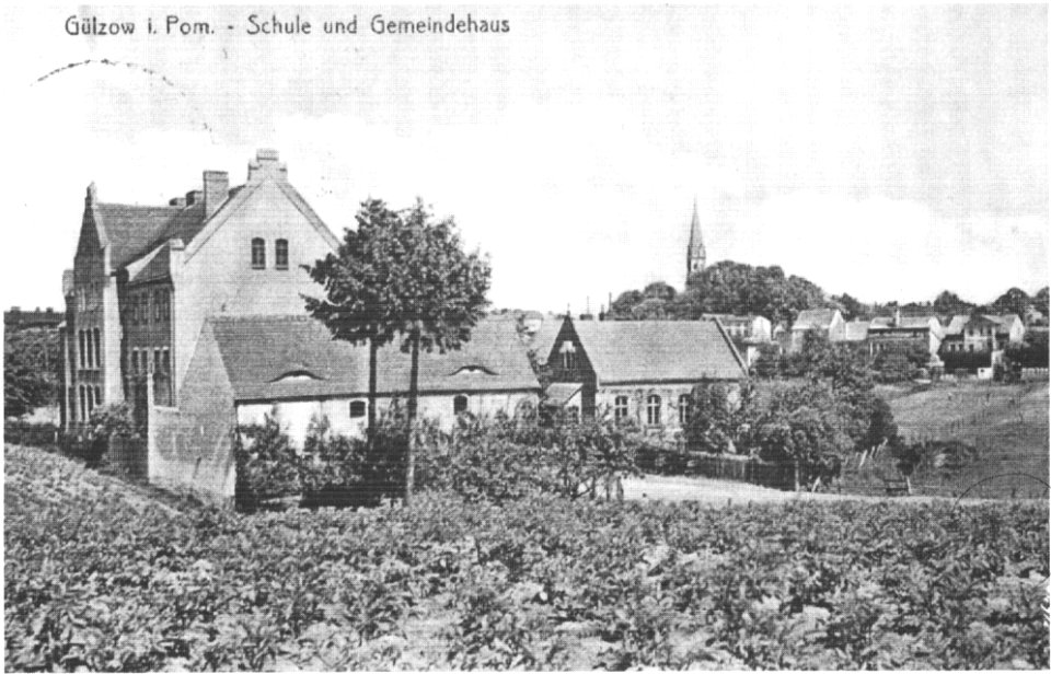 Gülzow - alten Schule und Gemeindehaus