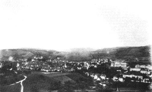 H Bauer - Panorama Tübingens vom Kaiser-Wilhelm-Turm (HBTB43A)