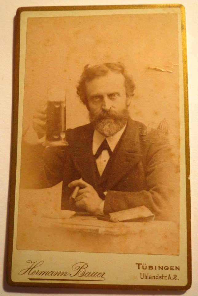 H. Bauer seinem lieben (Rudolf) Woche zur freundlichen Erinnerung, Tübingen, Januar 1894