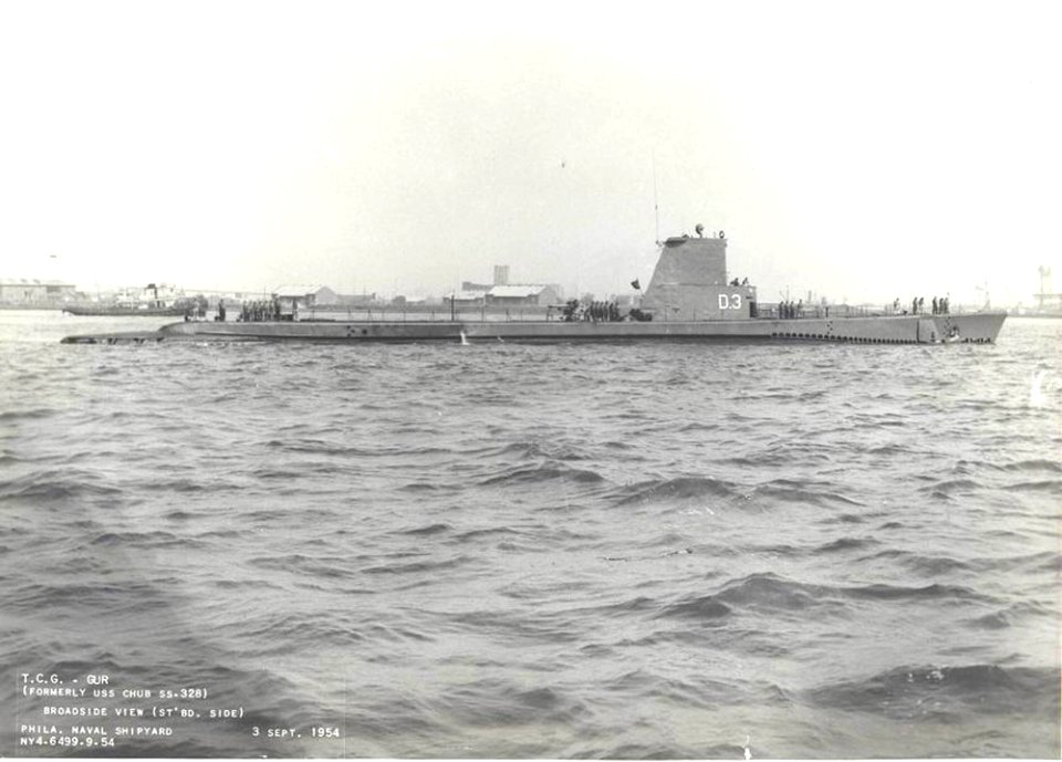 Gür (D-3) off the Philadelphia Navy Yard 2