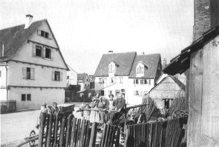 H Bauer - Mauergasse mit dem Seelhaus (TSiW050)