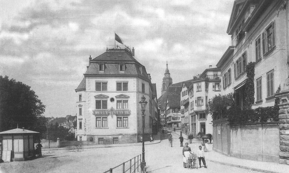 H Bauer - Neckartor mit Blick in die Neckarstraße 1902 (TSiW097)