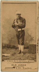 H. Hines, St. Louis Whites, baseball card portrait LCCN2008675216