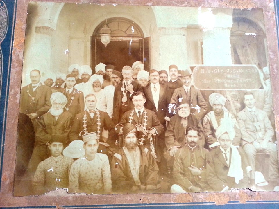 H H Sir J S Meston with the Sheikhapur Family Members