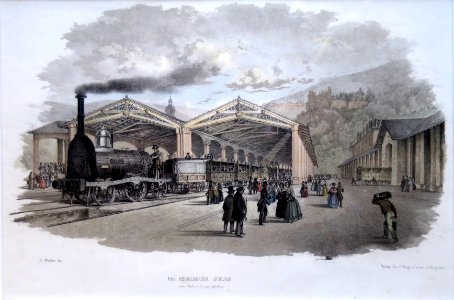 H Walter Kopfbahnhof Heidelberg Farbe