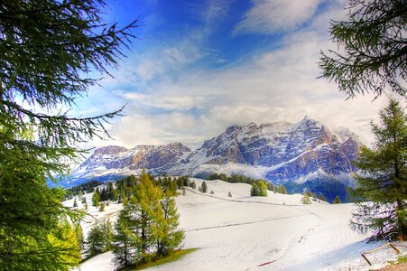 South tyrol landscape italy photo