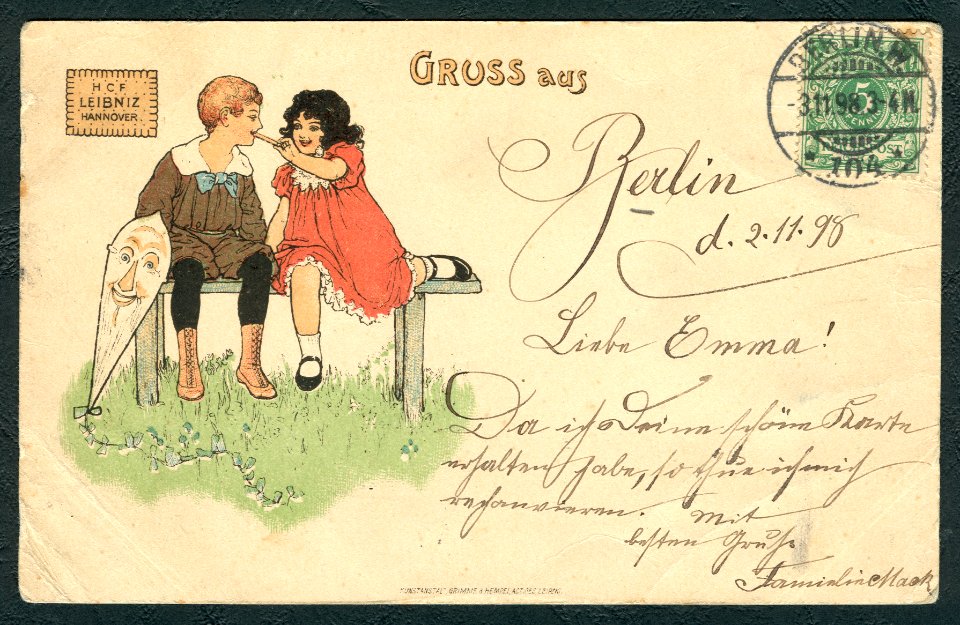 H.C.F. Leibniz Hannover Bahlsen Gruß aus, 1