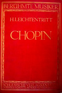 H.Leichtentritt - Titelblatt