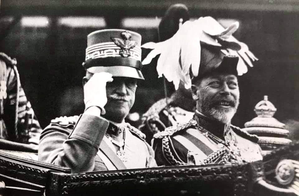 H.M. King Victor Emmanuel III and H.M. King George V