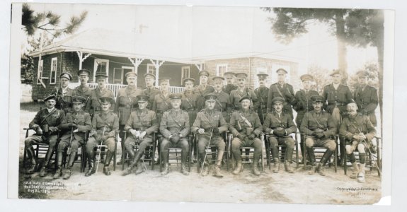 H.R.H. Duke of Connaught and staff and staff officers, Aldershot, Aug. 26, 1916 (HS85-10-32000) original