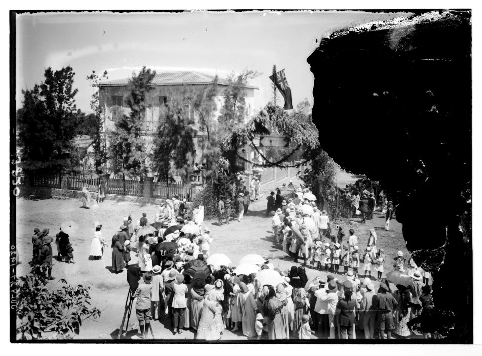 H.S. (i.e., Herbert Samuel) at Richon le Zion LOC matpc.04700