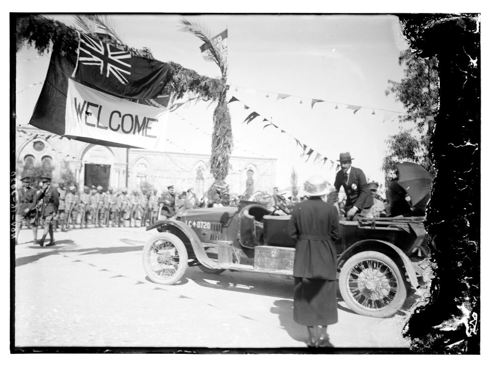 H.S. (i.e., Herbert Samuel) welcome to Beersheba, Nov. 16, 1920 LOC matpc.10390