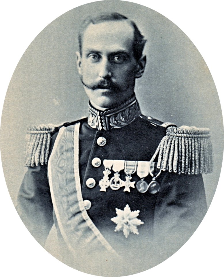 Haakon VII 1906 half figure oval Gustav Borgen