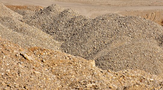 Nature site sand gravel photo