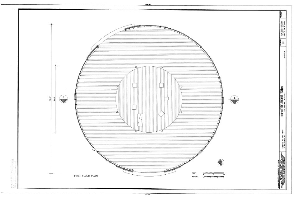 HABS IND,18-YORK.V,1A- (sheet 3 of 5) - Hofherr Round Barn, County Road 650 West, Yorktown, Delaware County, IN 00003v