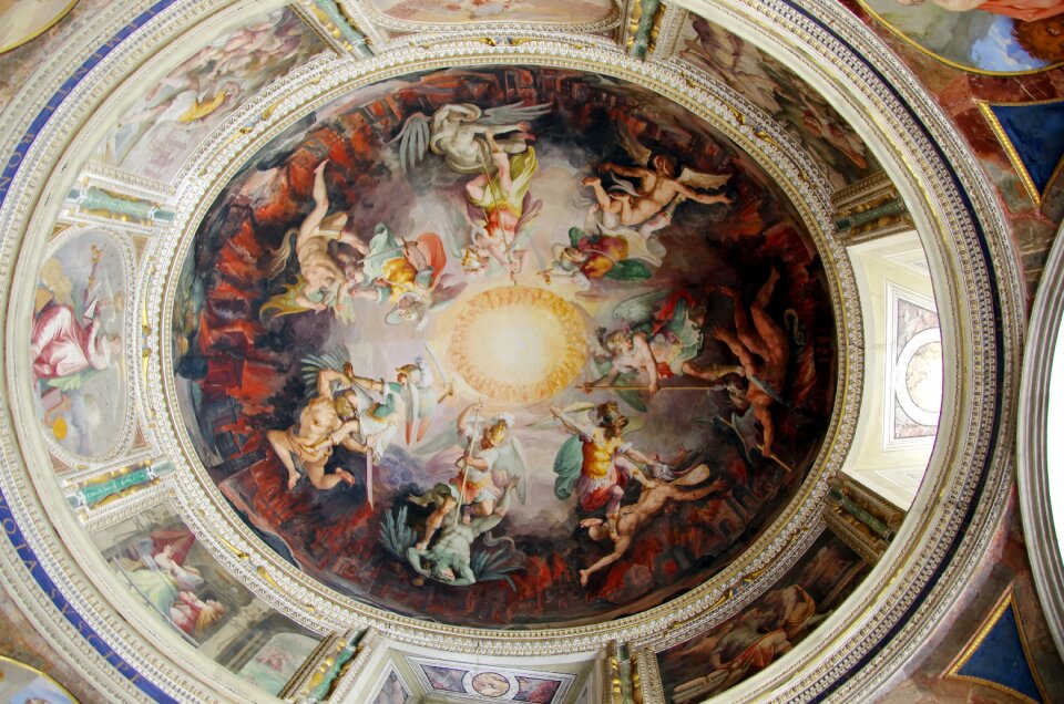Museum ceiling painting