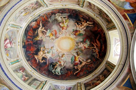 Museum ceiling painting photo