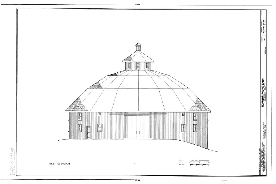 HABS IND,18-YORK.V,1A- (sheet 4 of 5) - Hofherr Round Barn, County Road 650 West, Yorktown, Delaware County, IN 00004v