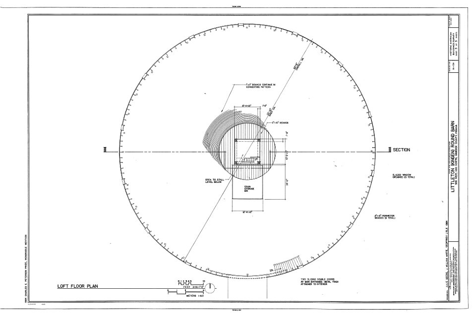 HABS IND,30-MCOVI.V,1A- (sheet 3 of 5) - Littleton Round Barn, 500 West, 600 North Road, McCordsville, Hancock County, IN 00003v
