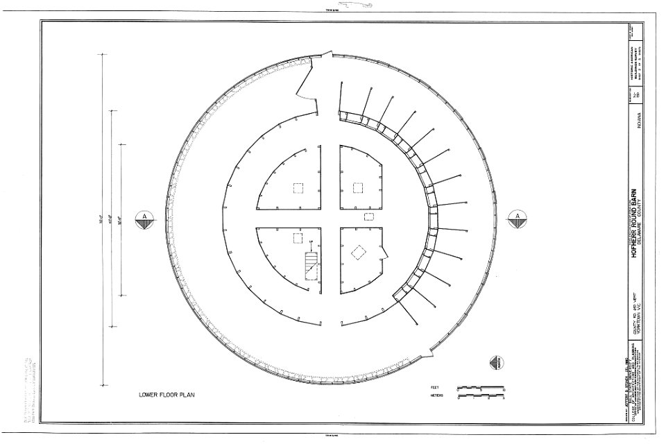 HABS IND,18-YORK.V,1A- (sheet 2 of 5) - Hofherr Round Barn, County Road 650 West, Yorktown, Delaware County, IN 00002v