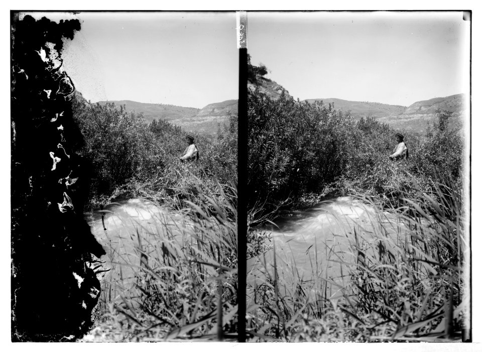 East of the Jordan and Dead Sea. Wady Zerka, the Jabbok LOC matpc.07590