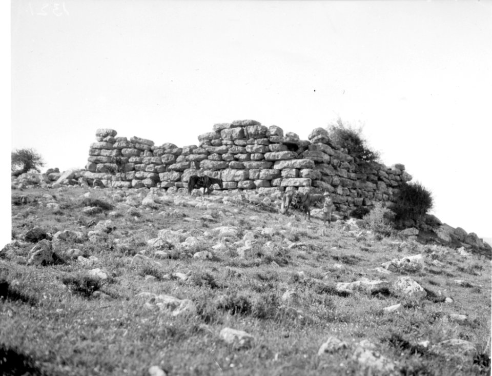 East of the Jordan and the Dead Sea. Prehistoric flint castle near Wady Seir LOC matpc.21979
