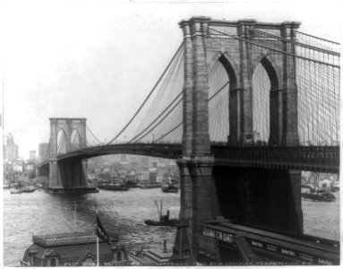 East River Bridge, New York City LCCN2003655601 photo