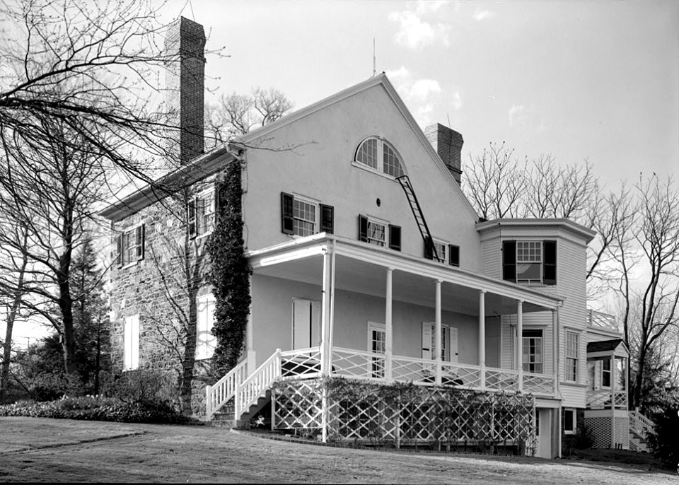 East rear elevation Ridgeland Mansion
