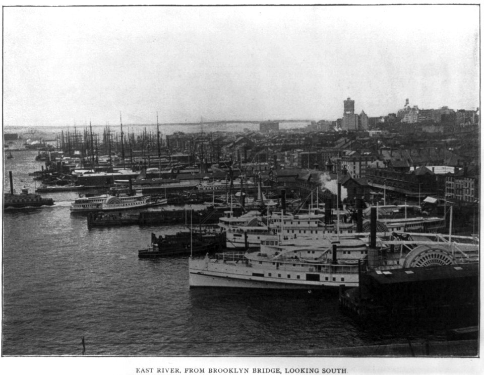 East River, from Brooklyn Bridge, looking south LCCN2005683686