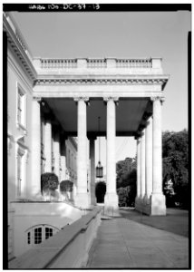 EAST SIDE OF PORTICO