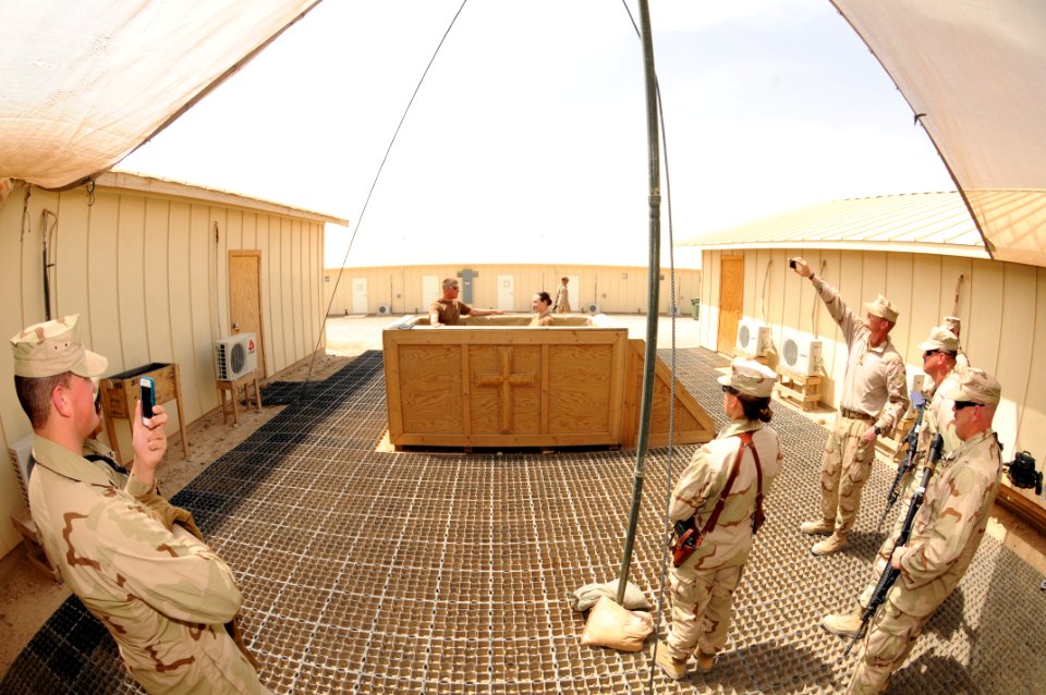 Easter baptism in Afghanistan 120408-N-UH337-017