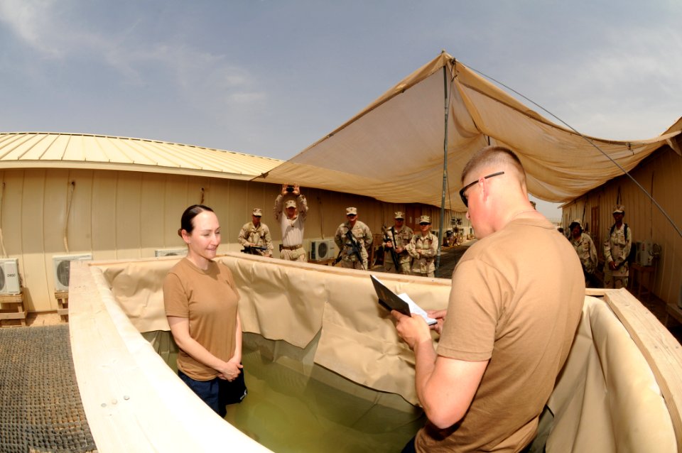 Easter baptism in Afghanistan 120408-N-UH337-013