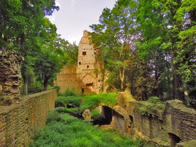 Decay abbey monastery ruins photo