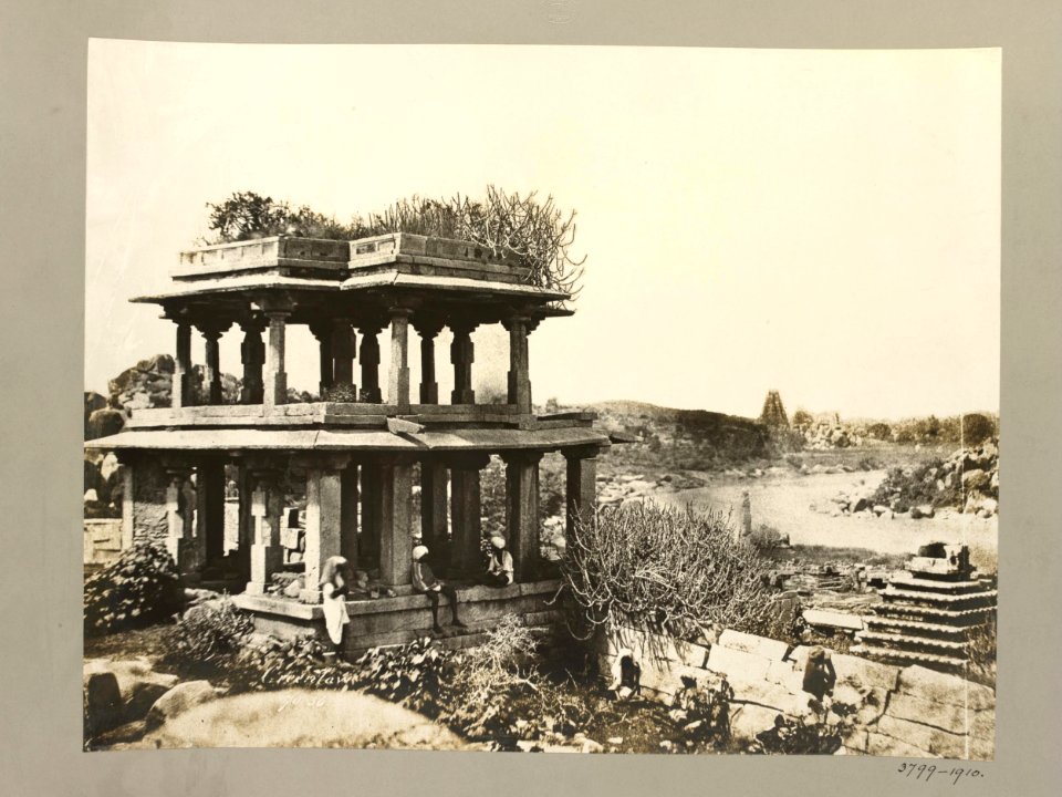 Eastern Gateway, Narasimha Temple at Hemakuta Hill 1856 photo