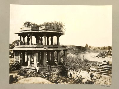 Eastern Gateway, Narasimha Temple at Hemakuta Hill 1856 photo photo