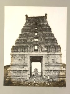 Eastern Gopura, Pattabhirama temple complex 1856 photo photo