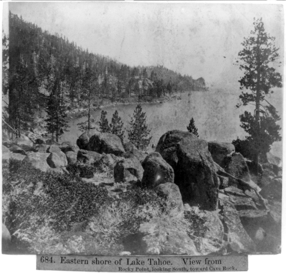 Eastern Shore of Lake Tahoe - View from Rocky Point, looking South, toward Cave Rock LCCN2002721661