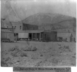 Eastern slope of Sierra Nevada Mountains - From Washoe City LCCN2002723873