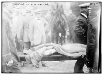 EASTLAND victim on stretcher LCCN2014699555