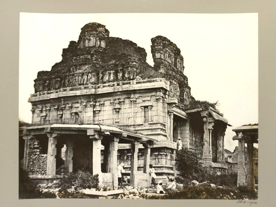 Eastern Gopura, Krishna Temple Complex, Hemakuta Hill 1856 photo