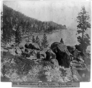 Eastern Shore of Lake Tahoe - View from Rocky Point, looking South, toward Cave Rock LCCN2002721661 photo