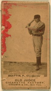 Eb Beatin, Cleveland Spiders, baseball card portrait LCCN2007686501