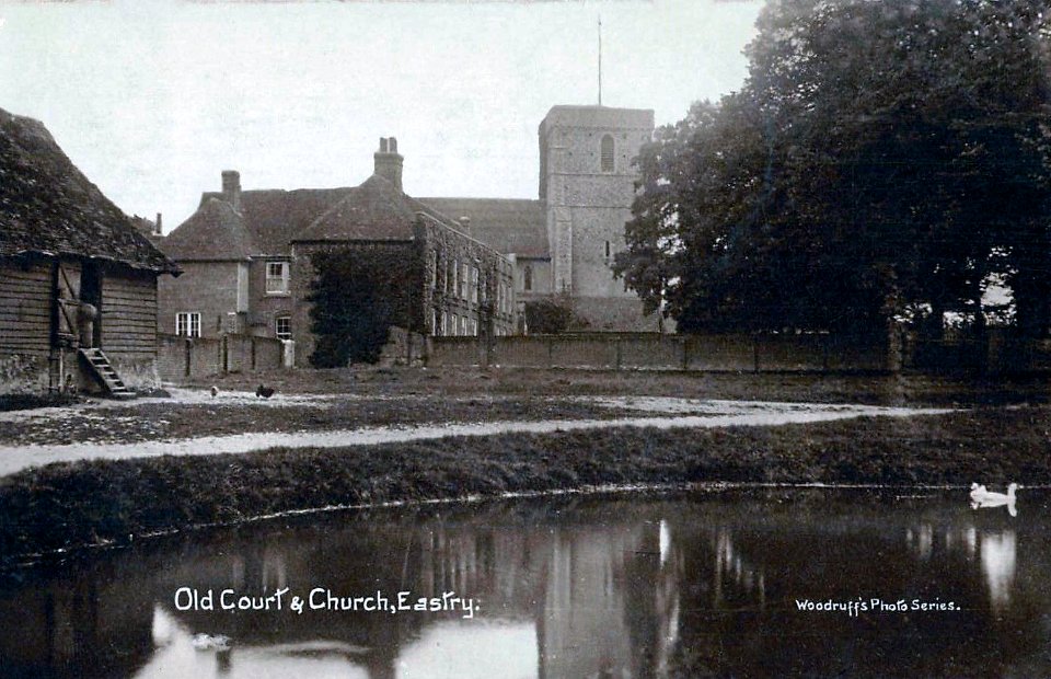 Eastry Court and St Mary's Church, Eastry. Kent, England