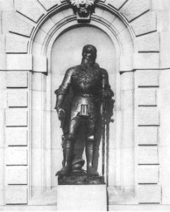 Eberhard-Denkmal auf der neuen Eberhardsbrücke - Modell 1901 (TSiW076A)