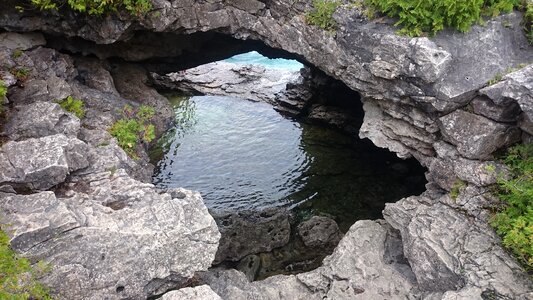 Nature landscape grotto photo