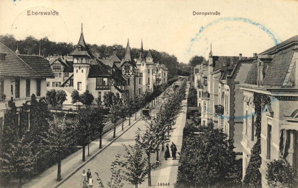 Eberswalde, Brandenburg - Donopstraße (2) (Zeno Ansichtskarten)